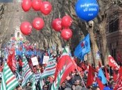 В Италии состоялась самая крупная антиправительственная демонстрация за 4 года