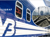 Поезд УЗ сошел с рельсов