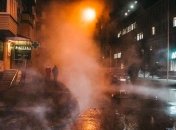 В Киеве очередной прорыв теплосети