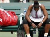 Серена Уильямс не смогла доиграть матч против Гарбинье Мугурусы