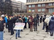 Запорожцы вышли под стены ОГА в поддержку Надежды Савченко