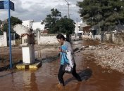 В Греции произошли сильные наводнения: улицы напоминают реки