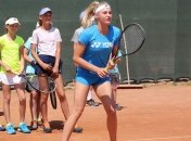 Ястремська провела тенісний майстер-клас для дітей у Чорноморську