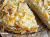 Вкусный сырный пирог