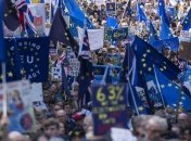 В Лондоне демонстранты собрались на марш против Brexit