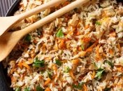 Рецепт дня: рис с фаршем в сметане