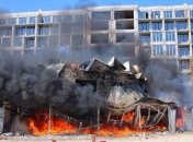 В Одессе масштабный пожар: горит ресторан