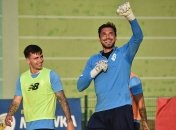 Тренировка "Динамо" перед игрой