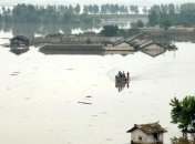 Наводнение затопило город Анчжу на западе КНДР