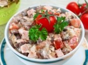 Простой рецепт новогоднего салата "Роскошный"