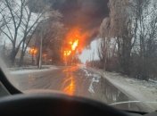 В Макеевке пожар