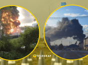 Последствия налета БПЛА