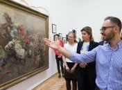 Марина Порошенко открыла выставку "Проект Энеида"