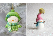 Детские поделки на Новый год 2020: снеговичок из соленого теста (ФОТО)