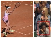 Гаэль Монфис пришел поддержать жену Элину Свитолину