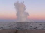 У берегов оккупированного Крыма обезвредили бомбу весом в тонну (Видео)