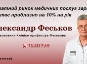 Професор Олександр Феськов: "Європейці їдуть лікуватися в Україну, адже якість в наших приватних клініках не гірша, ніж в Європі, але ціни - в рази нижчі"