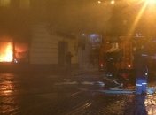 Ночью во Львове сожгли отделение "Сбербанка России"