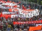Более 60 тысяч человек приняли участие в акциях протеста в Китае