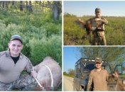 Окупанти з вбитими тваринами