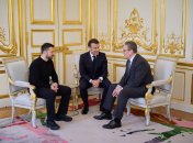 Владимир Зеленский, Эммануэль Макрон и Кир Стармер