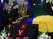 Владимир Зеленский с супругой Еленой простились с Леонидом Кравчуком