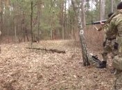 Под Киевом прошли военные учения (Видео)