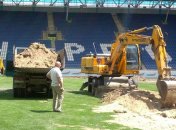 Ремонтные работы на "Днепр-Арене"