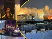 В помещении было под сотню человек: в самом центре Львова мощно полыхал ресторан (видео)