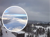 В горах выпал "свежий" снег