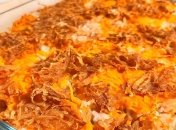 Солодка рисова запіканка з гарбузом та яблуками