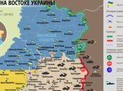 Карта АТО на востоке Украины (21 сентября)