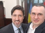 Сенцов встретился с премьер-министром Канады Трюдо