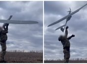 Запуск дрона FlyEye