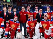 Роман Ротенберг зі збірною РФ з хокею