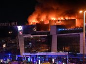 Крокус Сіті Холл горить