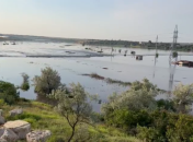 Затоплен мост возле села Нововасилевка