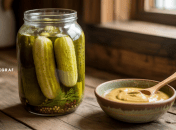 Домашня гірчиця на розсолі