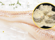 Минтай в сметанном соусе