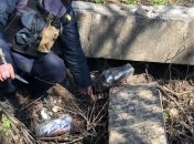 В Славянске обнаружили огромный схрон взрывчатки (Фото)