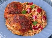 Рецепт дня: курица с рисом в томатном соусе