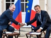 владимир путин и Эмманюэль Макрон