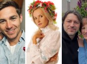 Владимир Остапчук с мамой, Ирина Фарион, Сергей Притула с мамой
