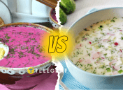 Летние супы с разными заправками