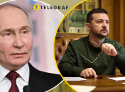 Владимир Путин и Владимир Зеленский (слева направо)