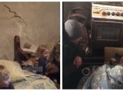 Скриншоты с видео, на котором видны условия проживания детей