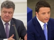 Что Порошенко обсудил с премьером Италии?