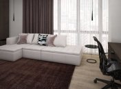 "Пятьдесят оттенков кофе": коричневые тона в интерьере квартиры (Фото)