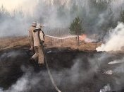 В Чернобыльской зоне и Житомирской области продолжаются пожары