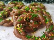 Рецепт дня: шоколадное печенье "Рождественские веночки"